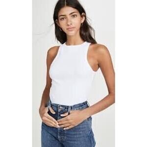 James Perse size 3 NWOT white tank (b42)
